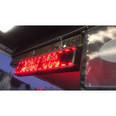 Customizable Ultra-Bright LED Sign - Programmable, 1010x210x90mm for Impact